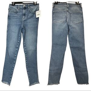 NWT Free People Light Wash Skinny Leggings Jeggings Stretchy Distressed size 29